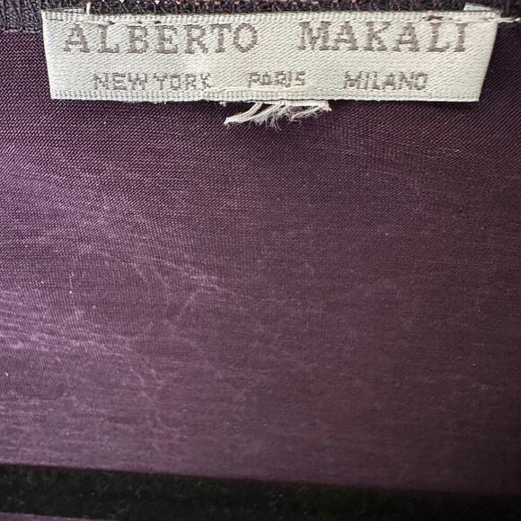 Alberto Makali Animal Print Open Cardigan Women's Purple Size Medium? - Picture 3 of 4